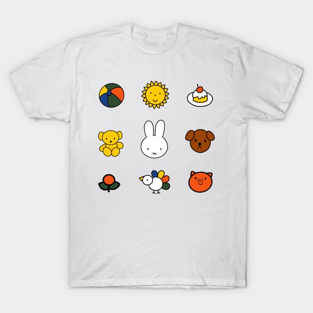 Miffy Medley T-Shirt by FoxtrotDesigns